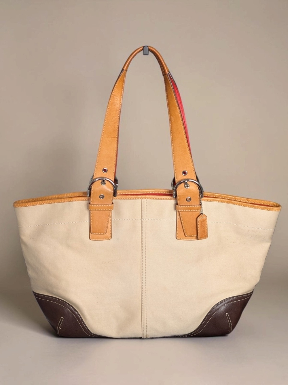 Coach Hampton Canvas Tote